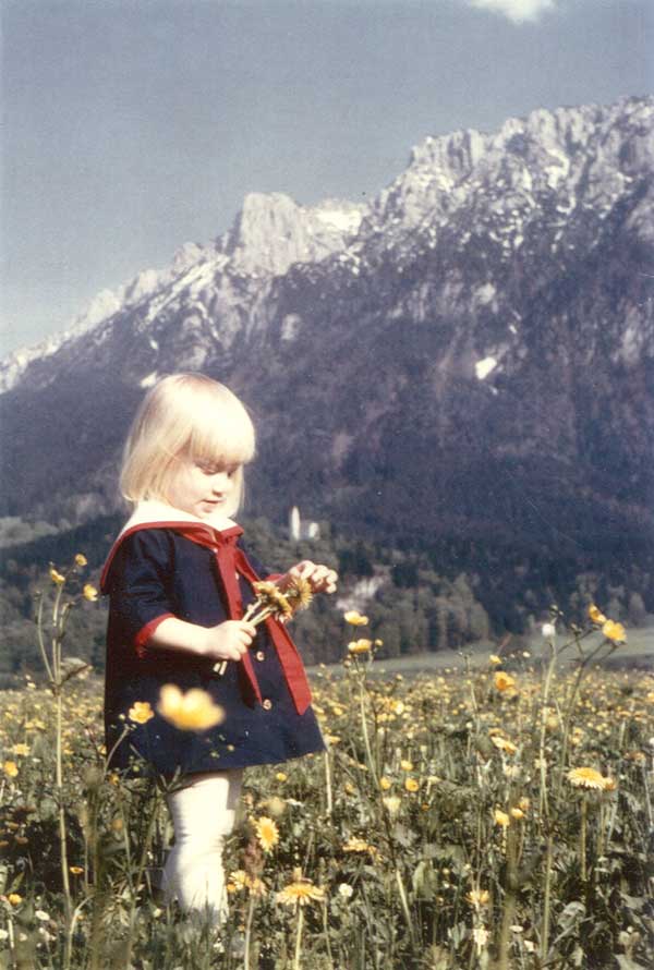Gretchen Daily at one  year of age in West Germany