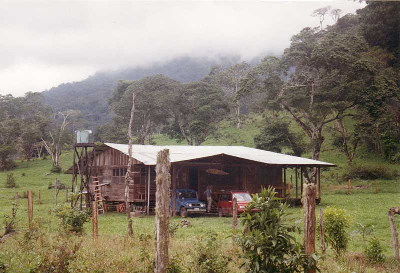 Gretchen's research base in Costa Rica