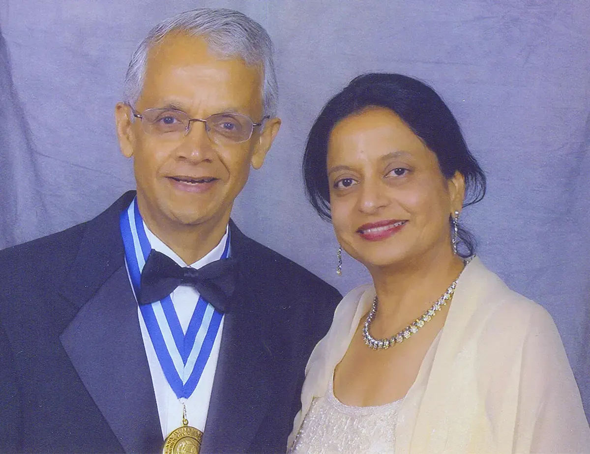 With His Wife Giri